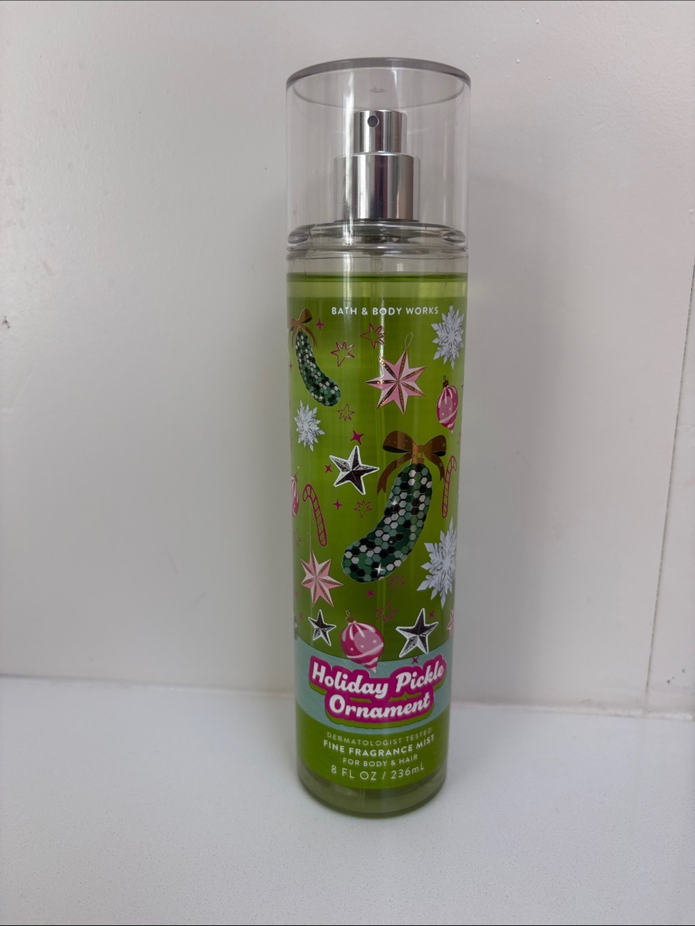 Bath & Body Works Holiday Pickle Ornament Fine Fragrance Mist - Green